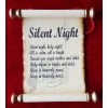 Silent Night Scroll Ornament